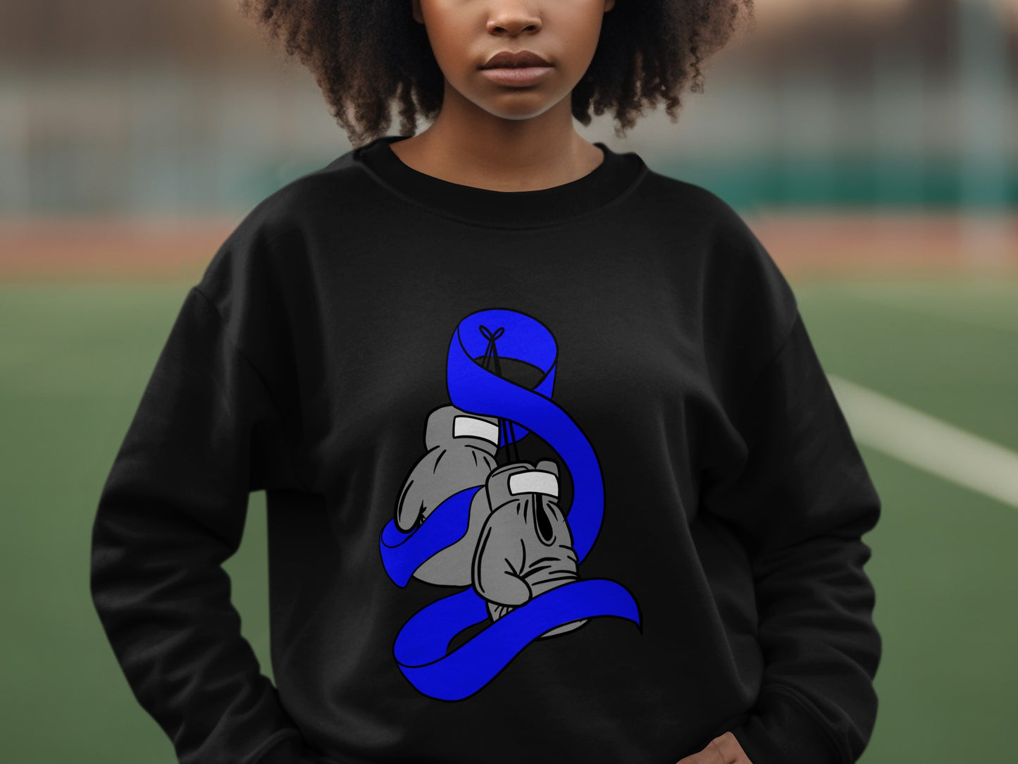 Stylish Graphic Sweatshirt with Unique Abstract Design