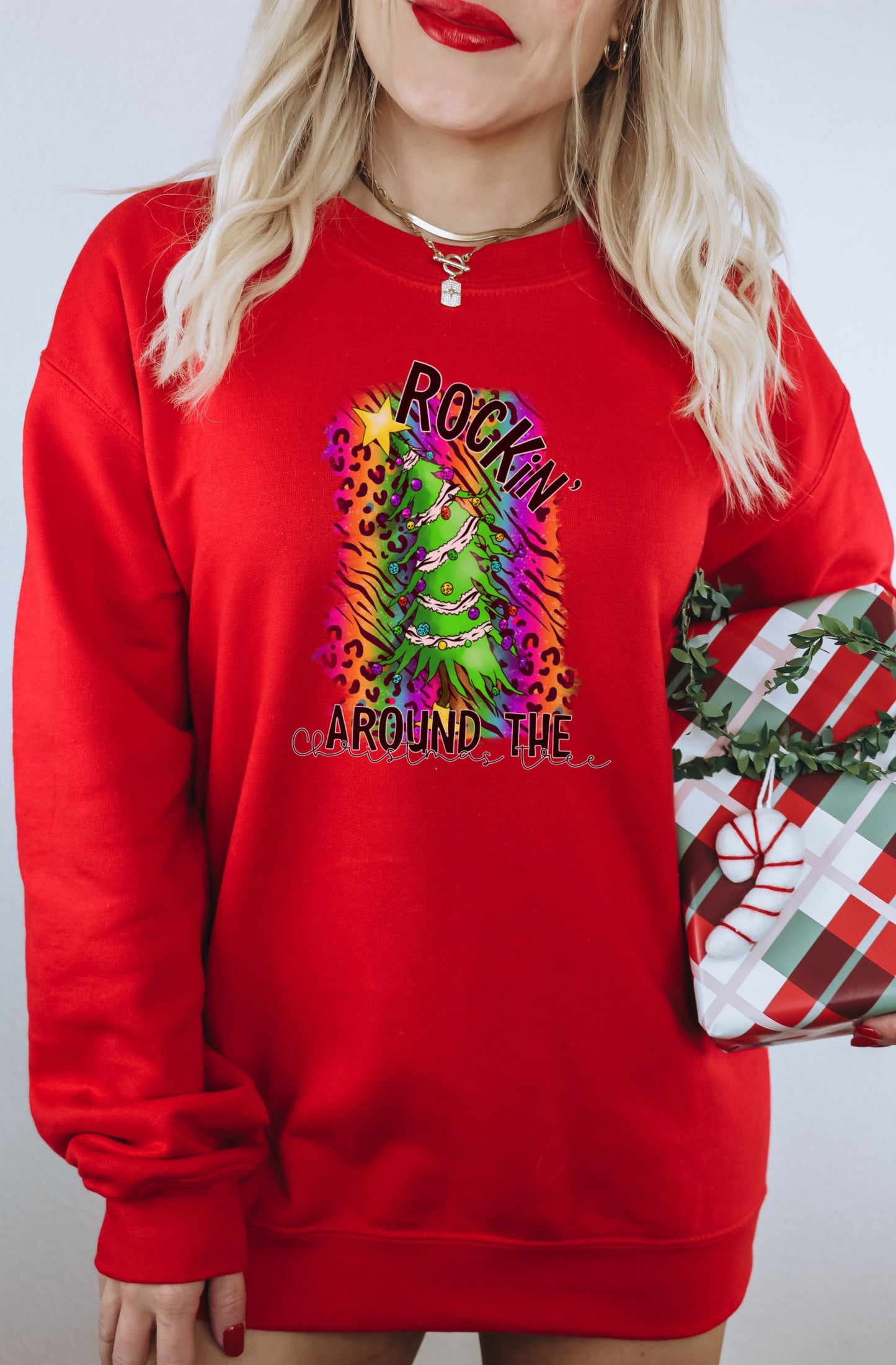 Rockin Around The Tree Festive Sweatshirt Product