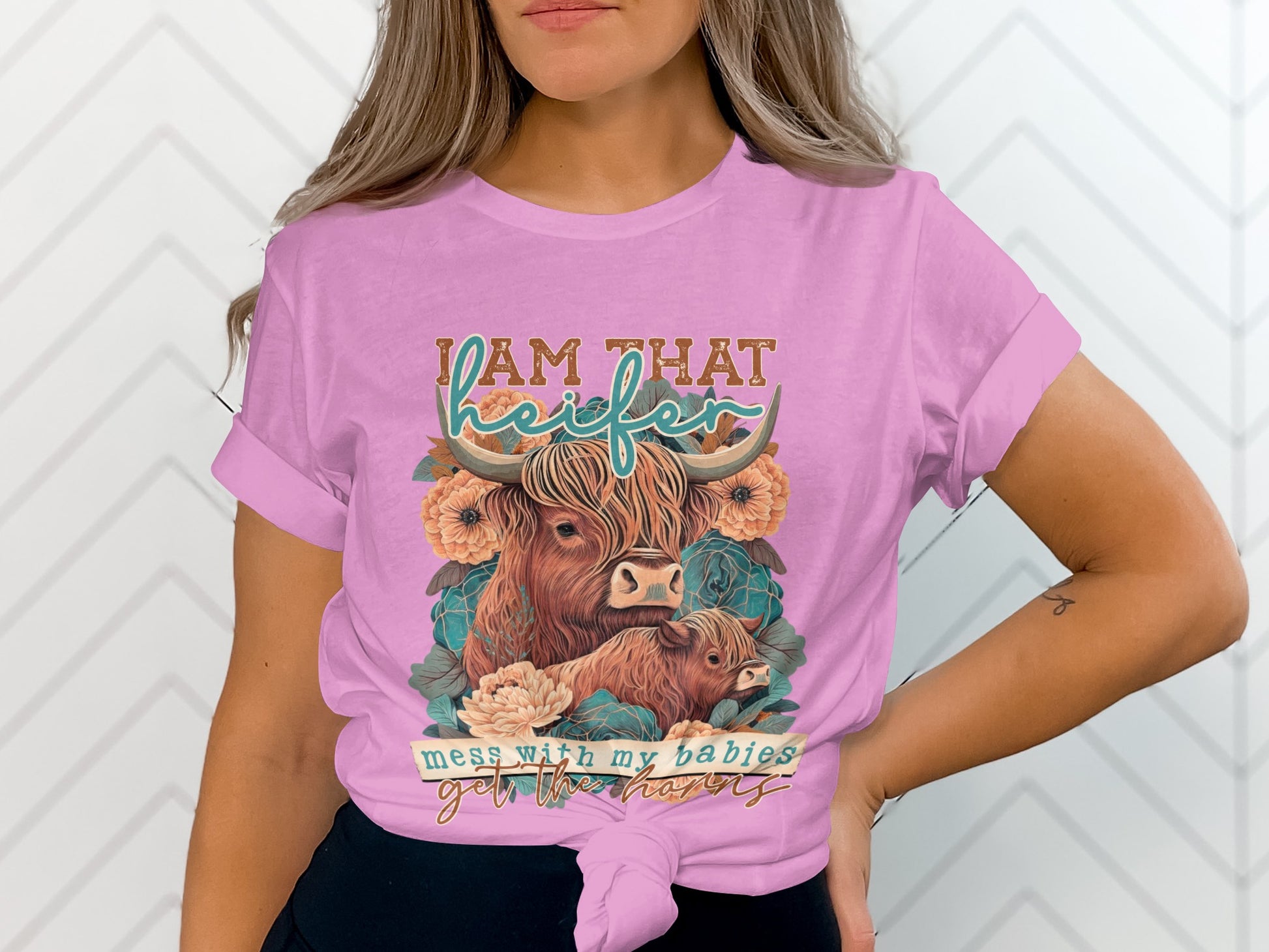 I Am That Heifer Mess With My Babies T-Shirt