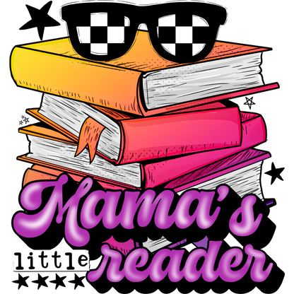 Mama's Little Reader Graphic Illustration Design
