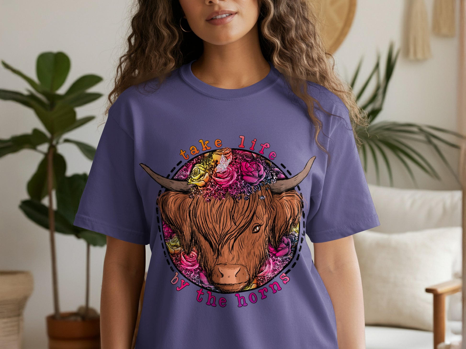 Take Life By The Horns Graphic T-Shirt