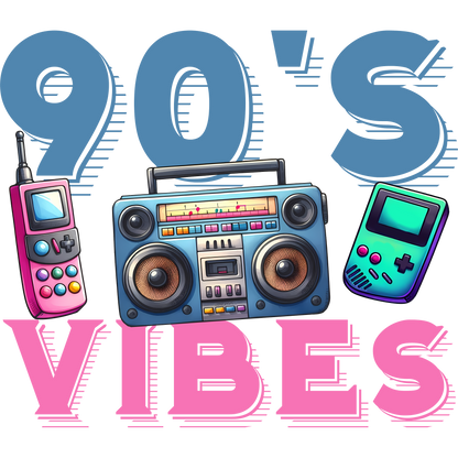 Retro 90's Vibes Boombox and Gadgets product