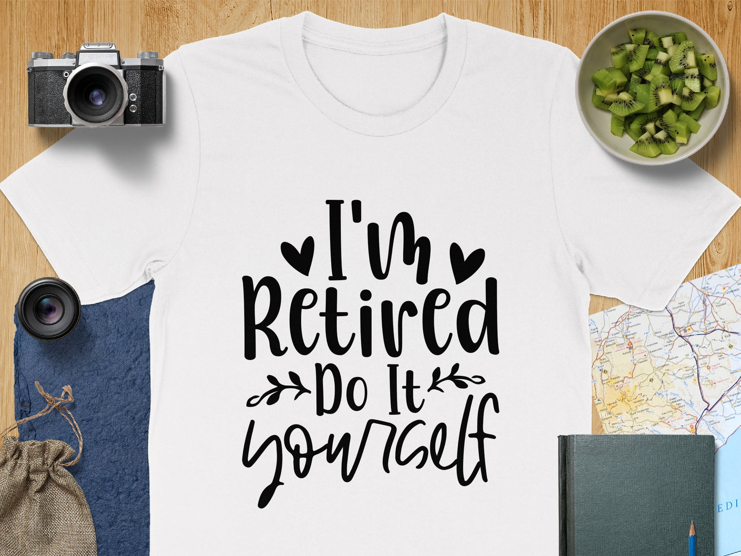 Unique I'm Retired Do It Yourself Statement Shirt