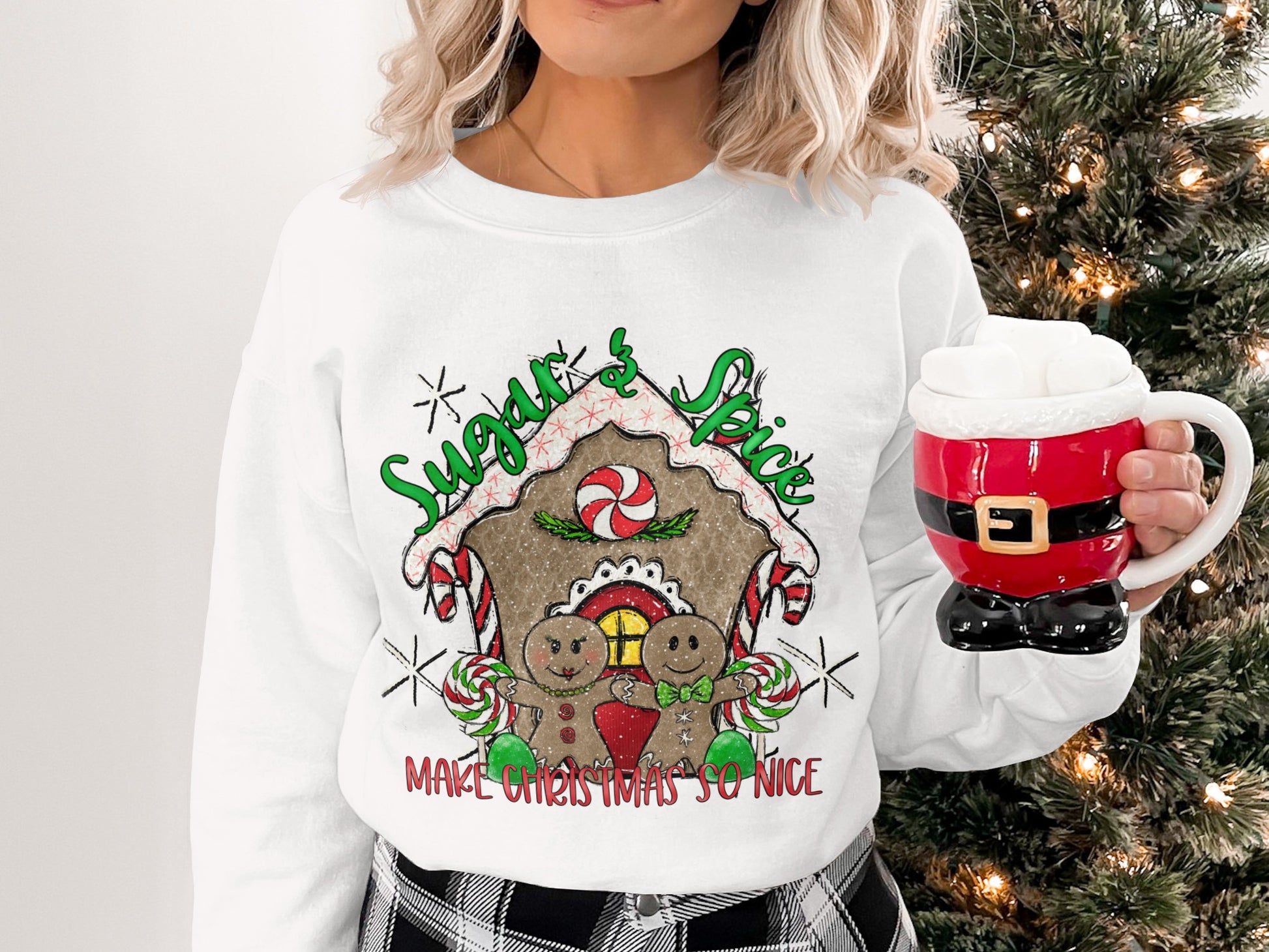 Sugar Spice Make Christmas So Nice Sweatshirt