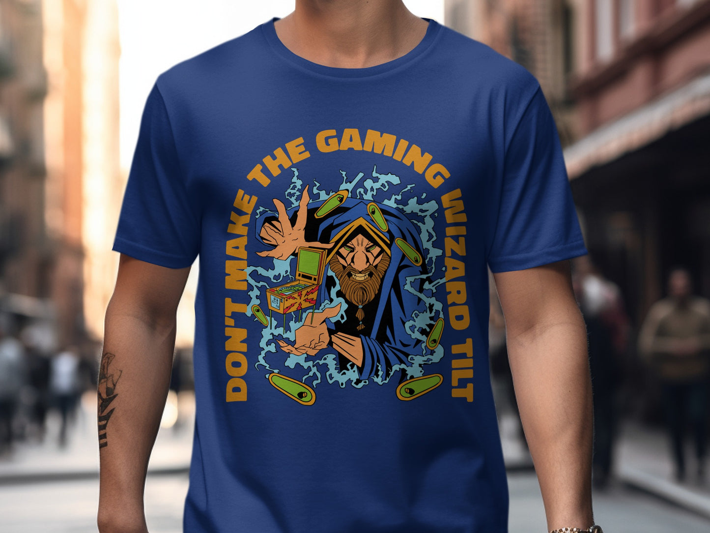 Don't Make The Gaming Wizard Tilt T-shirt
