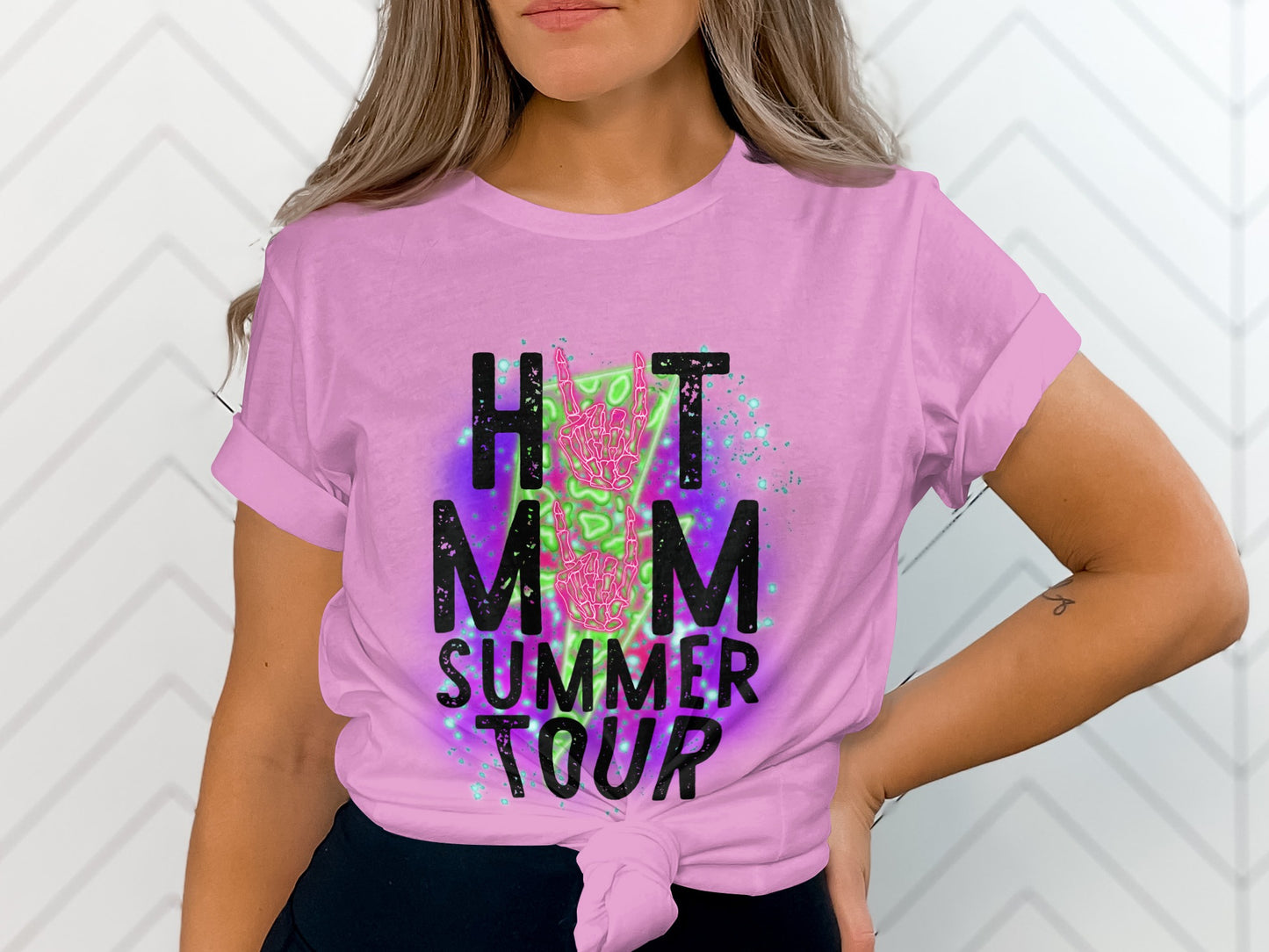 Hot Mom Summer Tour Graphic Tee Shirt