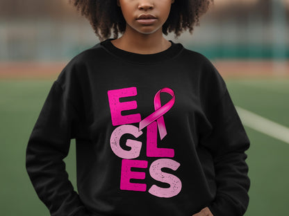 Eagles Pink Ribbon Graphic Sweatshirt product