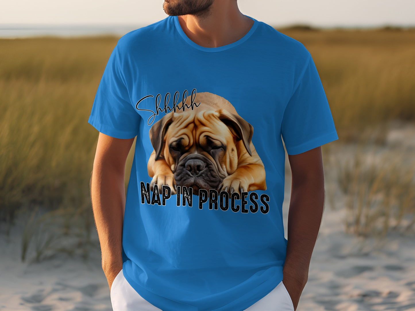 Shhhhh Nap In Process Funny Dog Lovers T-shirt