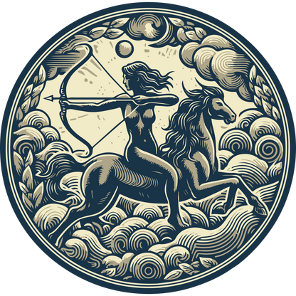Majestic Centaur Archer Ready for Battle Artwork