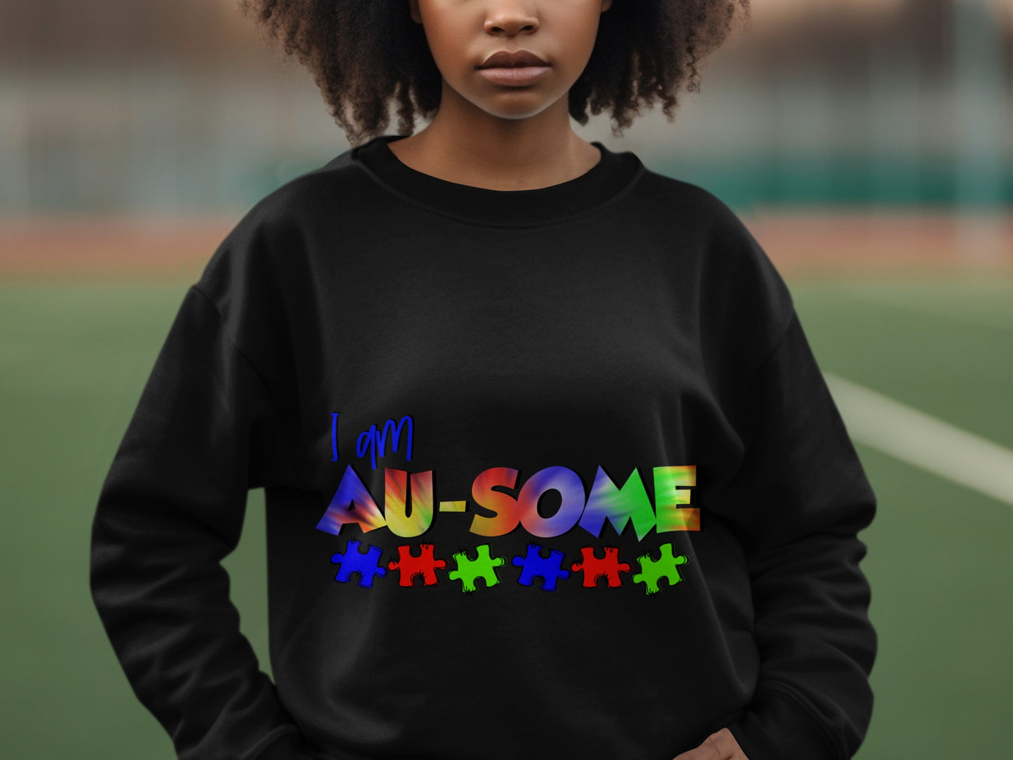 I Am Au-Some Unique Colorful Design Sweatshirt Product