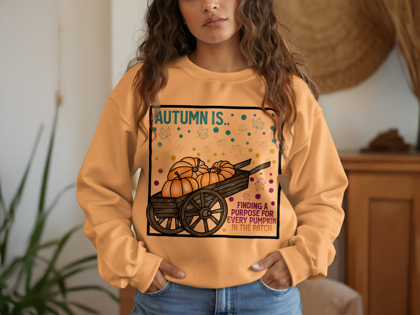 Autumn is Finding a Purpose Pumpkin Patch Sweatshirt