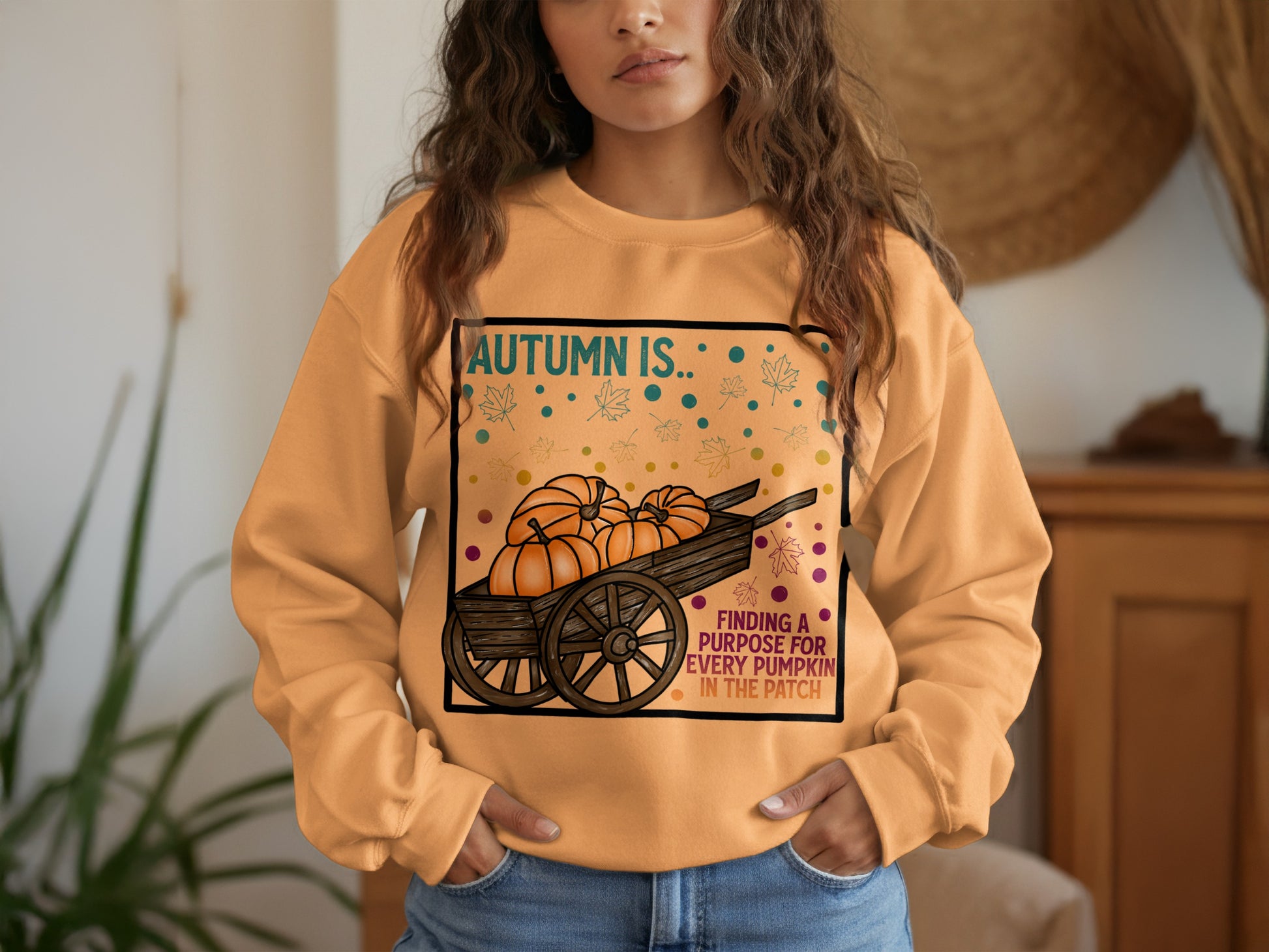 Autumn is Finding a Purpose Pumpkin Patch Sweatshirt