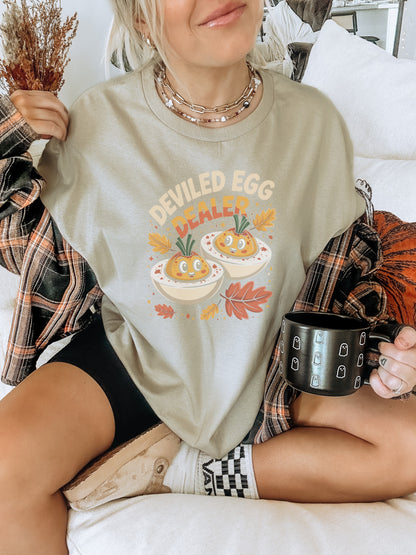 Deviled Egg Dealer Pullover Autumn Cozy Apparel