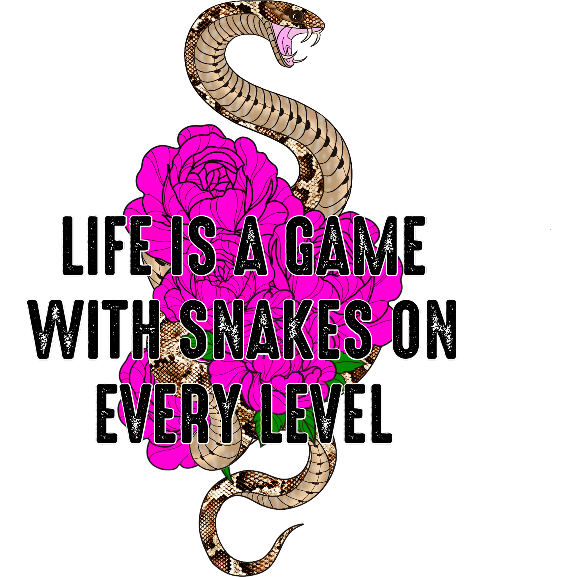 Life Is a Game With Snakes on Every Level shirt