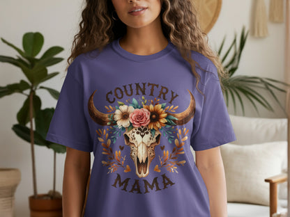 Country Mama Visual Art Graphic T-Shirt
