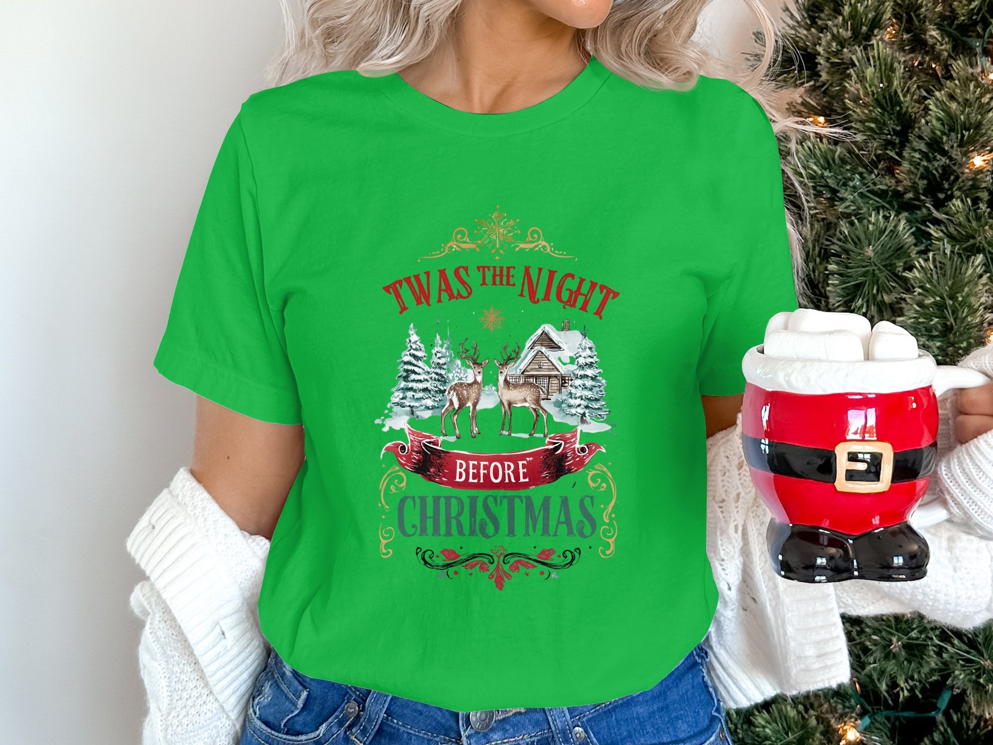 Twas the Night Before Christmas Graphic T-shirt