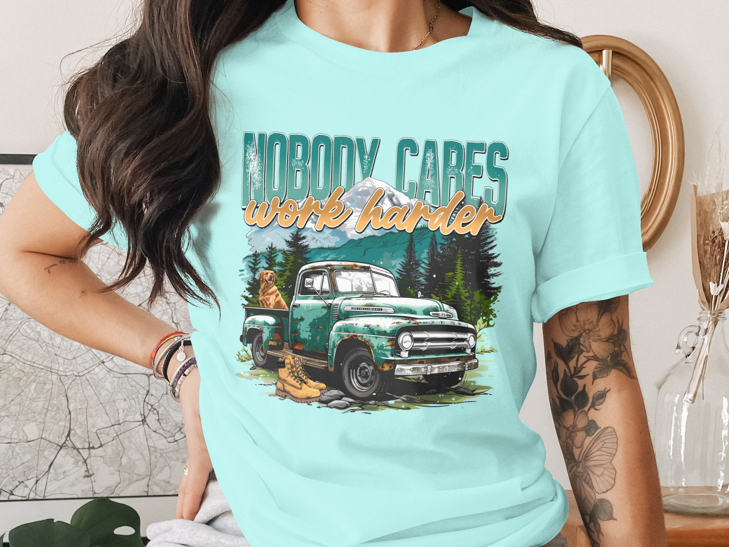 Nobody Cares Work Harder Graphic Tee