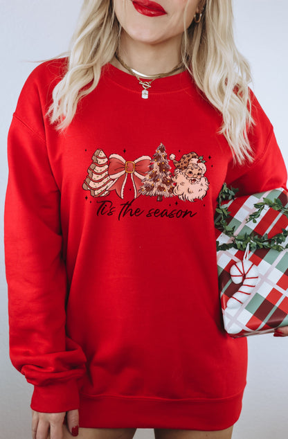 Festive Christmas Holiday Sweatshirt with Seasonal Design