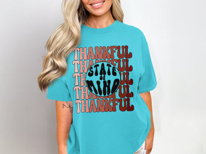 Thankful State of Mind Graphic Tee Casual Wear