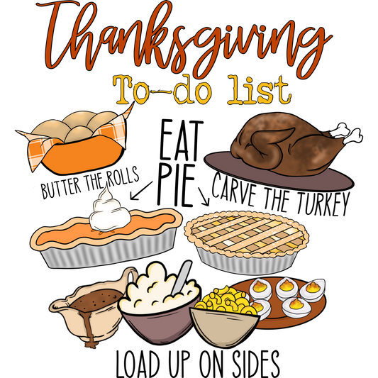 Thanksgiving To-do List Festive Kitchen Decor