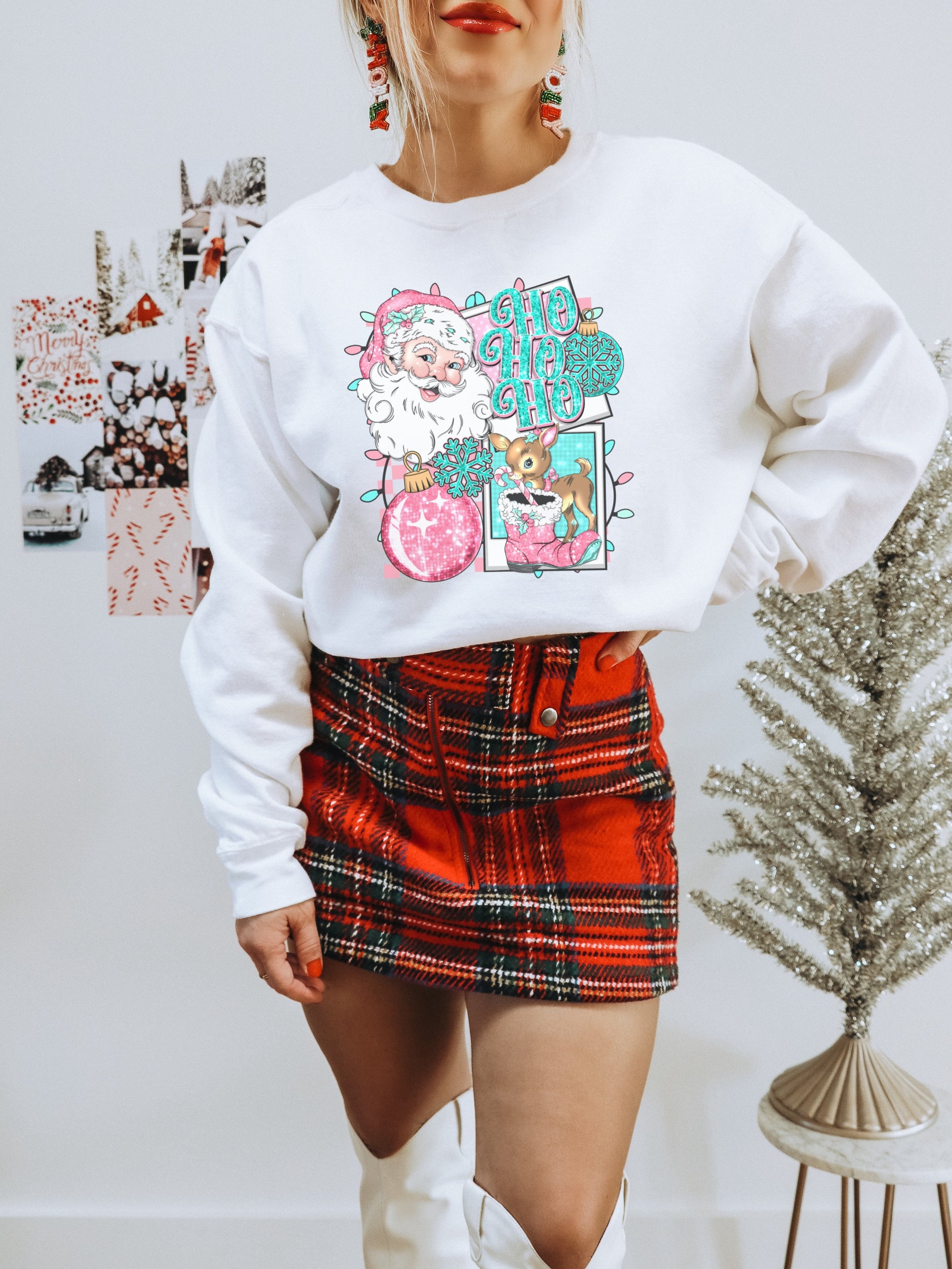 Santa Claus Holiday Festive Sweatshirt