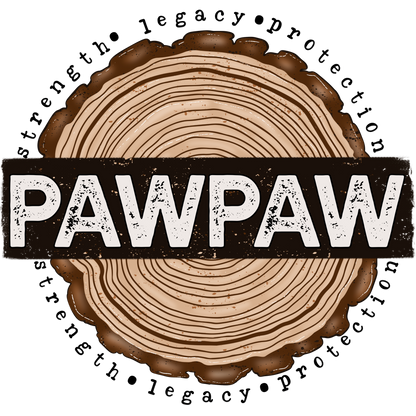 Strength Legacy Protection PawPaw Logo design product