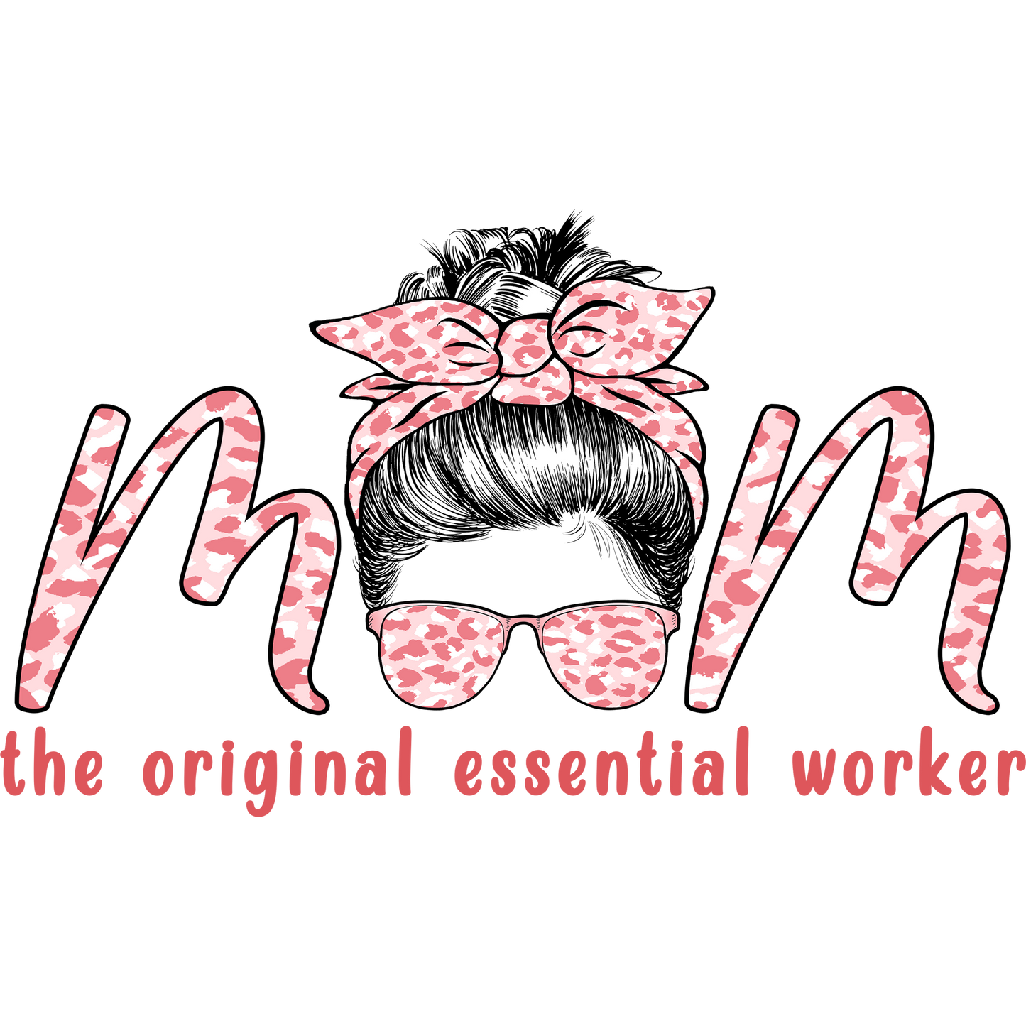 Mom the original essential worker graphic tee