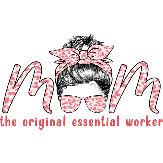 Mom the original essential worker graphic tee