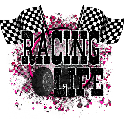 Racing Life Pink and Black Design product