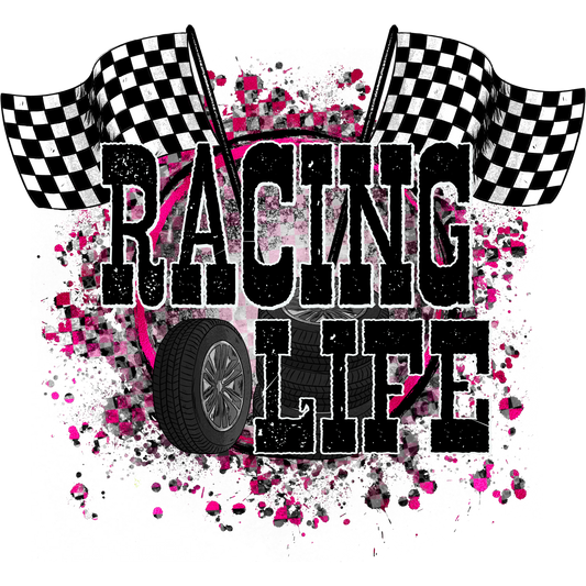 Racing Life Pink and Black Design product