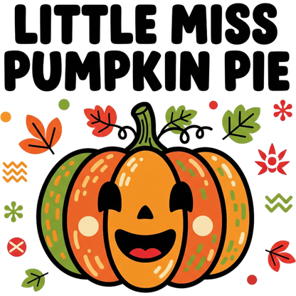 Little Miss Pumpkin Pie Halloween Themed Product