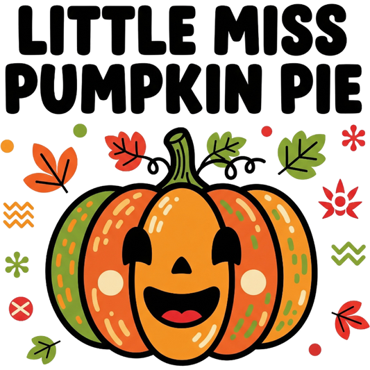 Little Miss Pumpkin Pie Halloween Themed Product