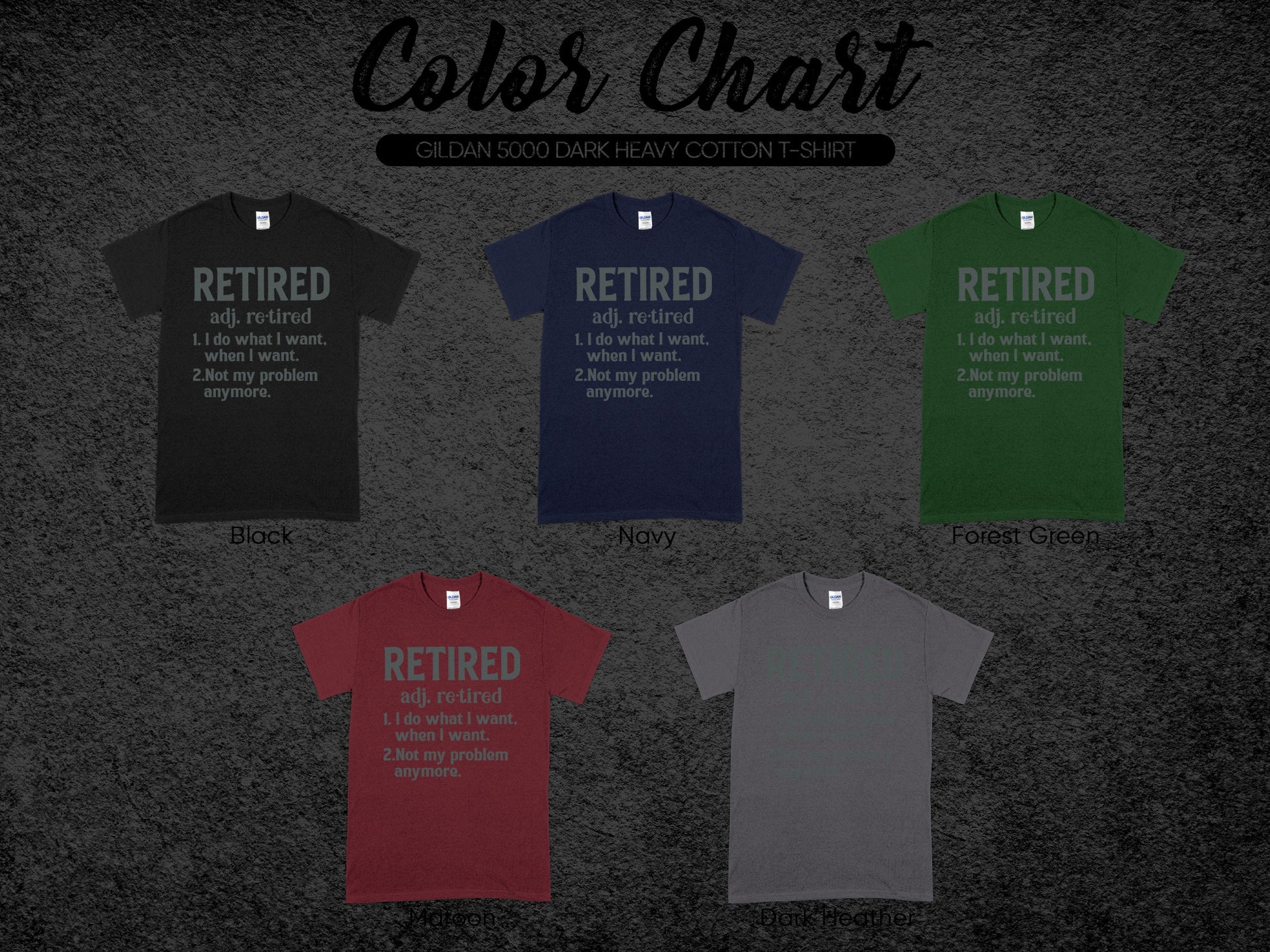 Retired Definition Novelty Graphic T-Shirt