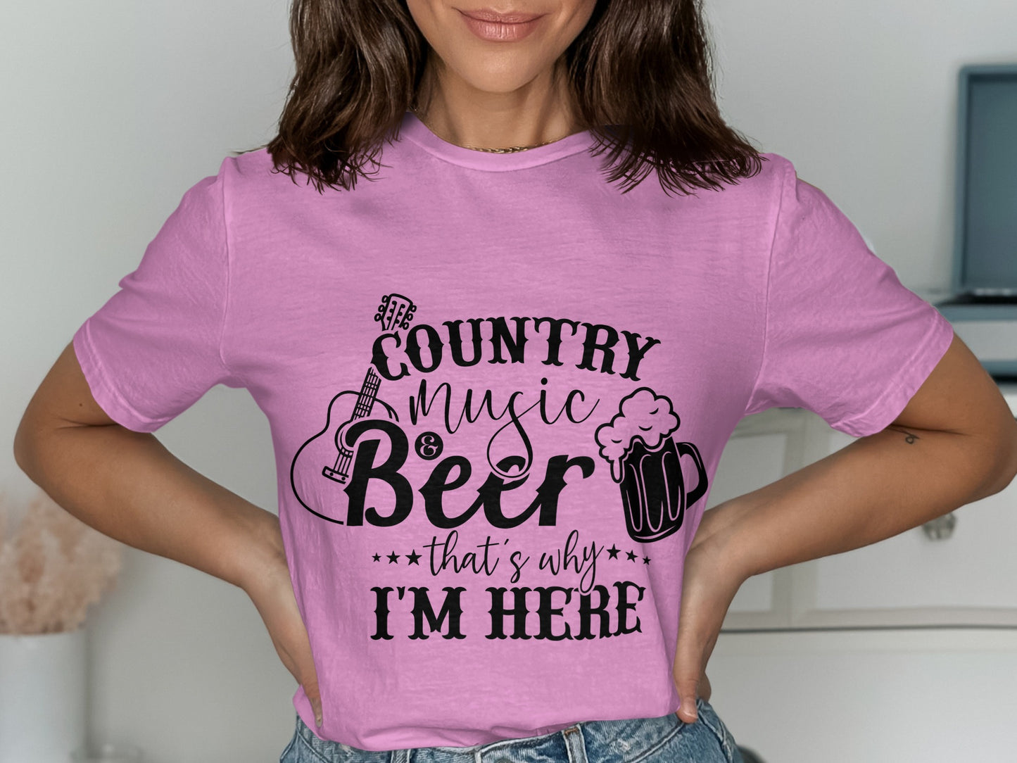 Country Music Beer That's Why I'm Here T-Shirt