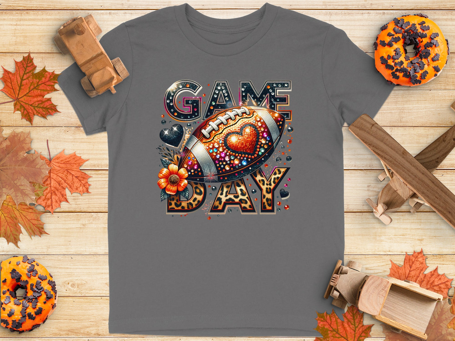 Game Day Football Themed Short Sleeve T-shirt product