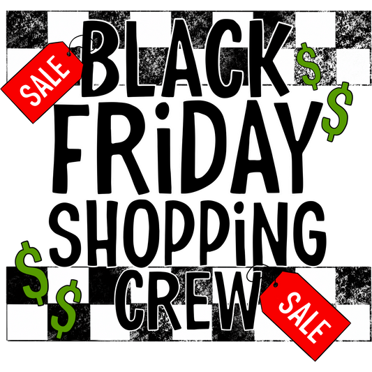 Black Friday Shopping Crew Sale Event Product