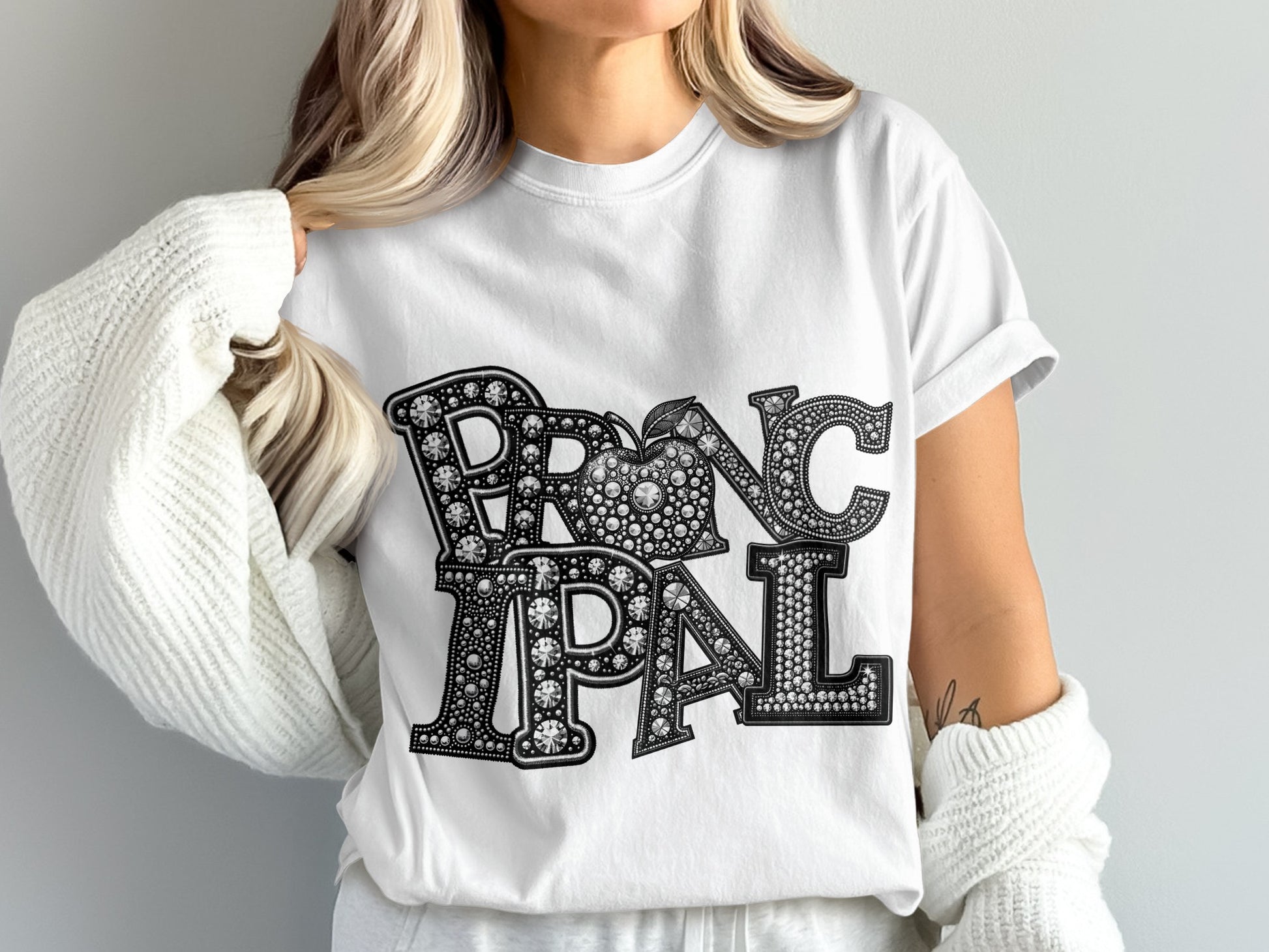 Stylish Principal Graphic Tee for Casual Outfits