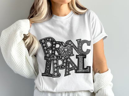 Stylish Principal Graphic Tee for Casual Outfits