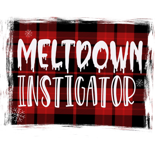 Meltdown Instigator Plaid with Snowflake Design Product