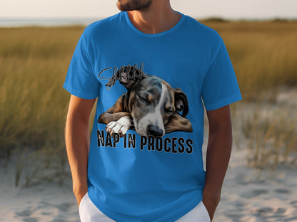 Shhh Nap In Process Printed Graphic T-shirt