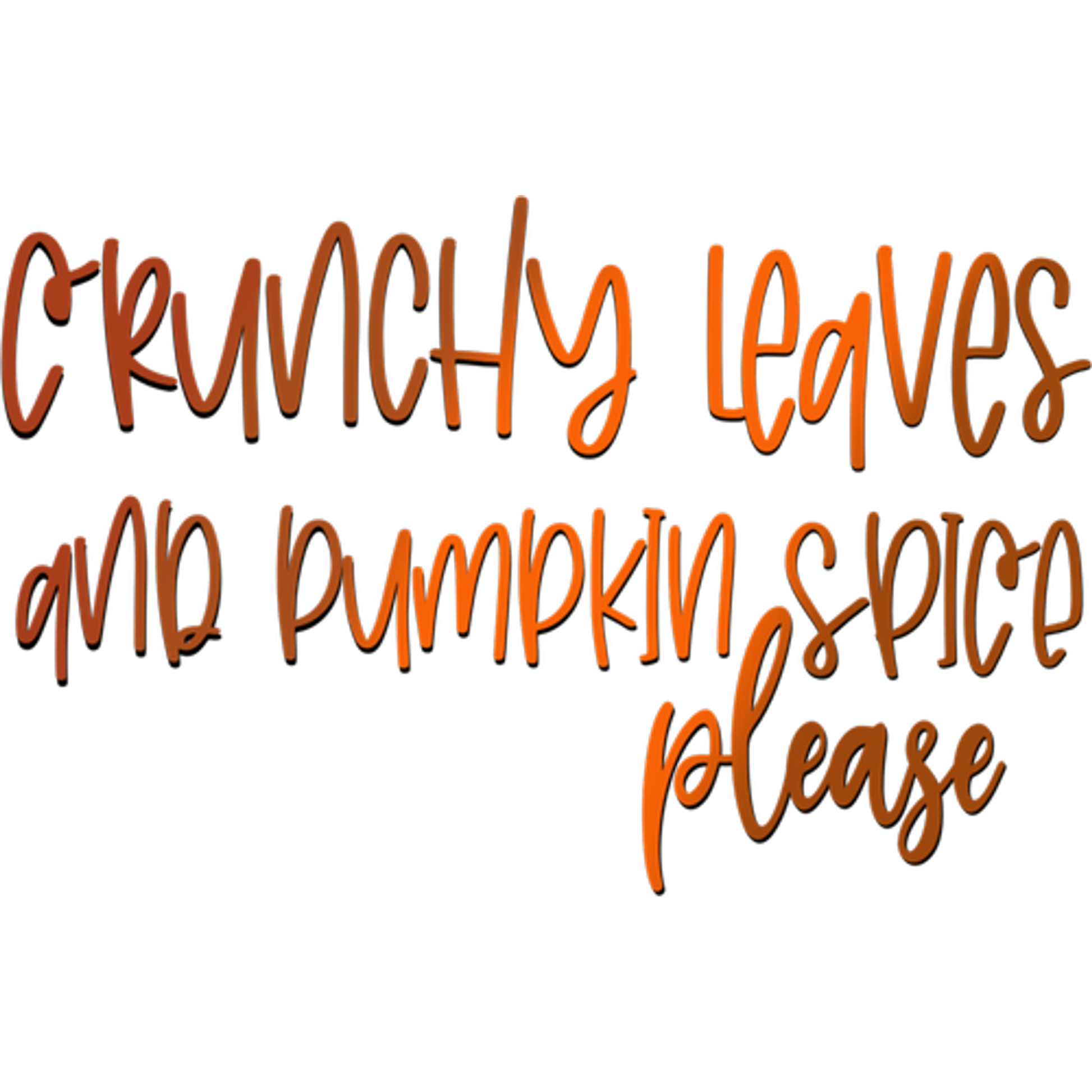 Crunchy Leaves and Pumpkin Spice Please product