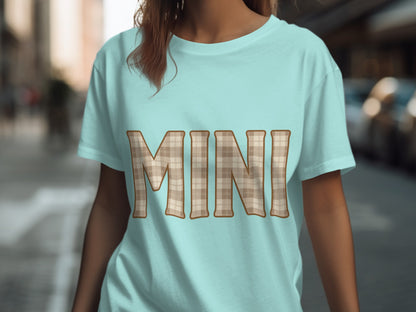 Stylish Shirt with MINI Plaid Pattern for Casual Fashion