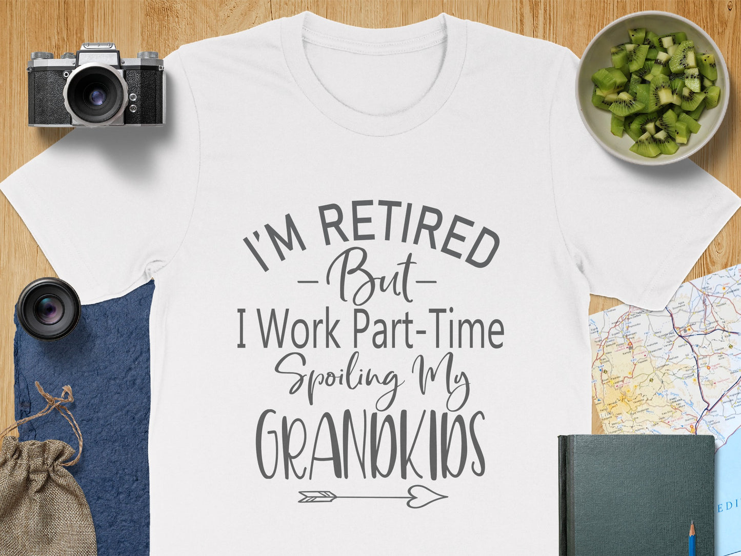 I'm Retired But I Work Part-Time Spoiling My Grandkids Shirt