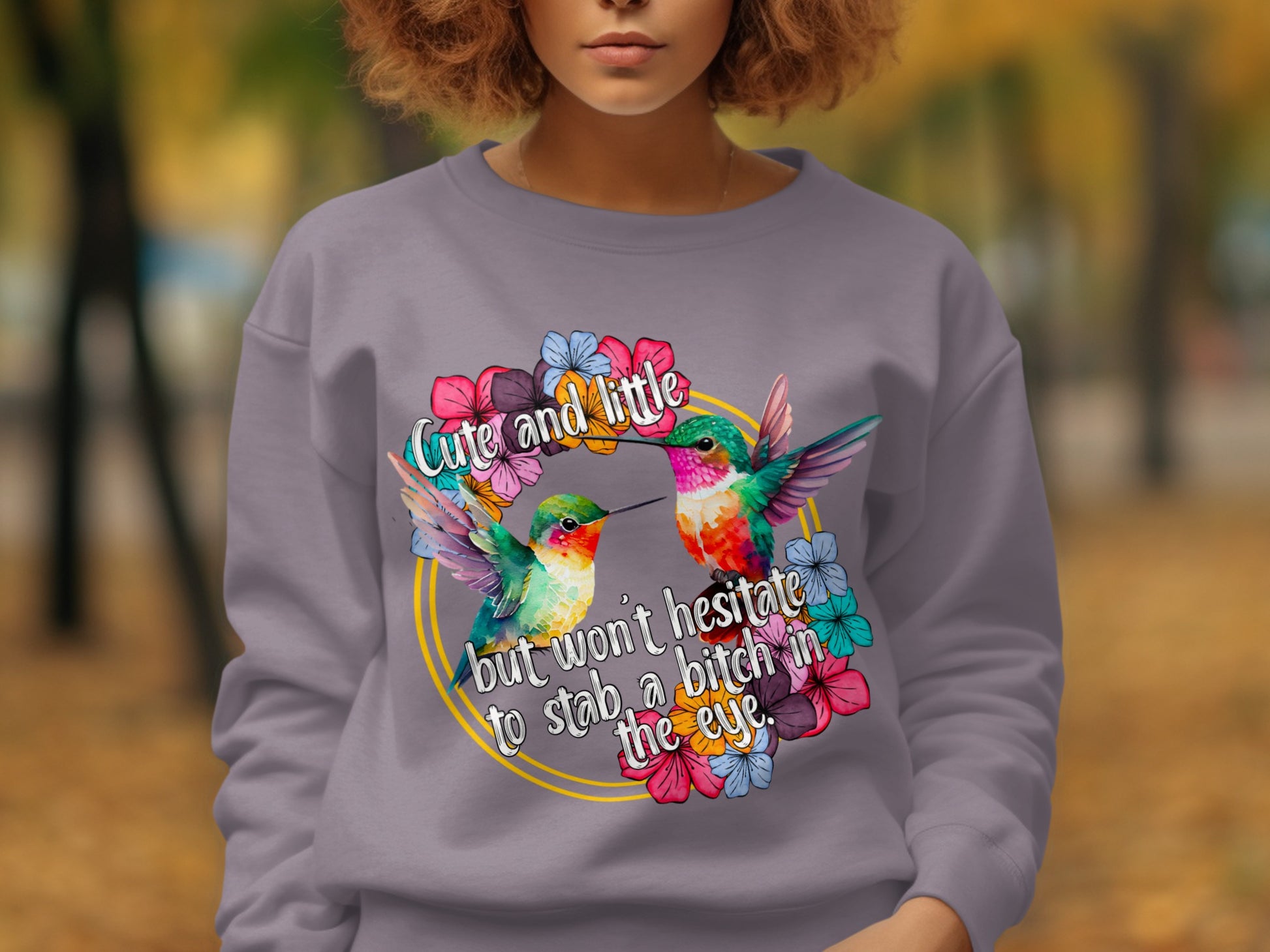 Cute and Little but Won't Hesitate Fun Sweatshirt