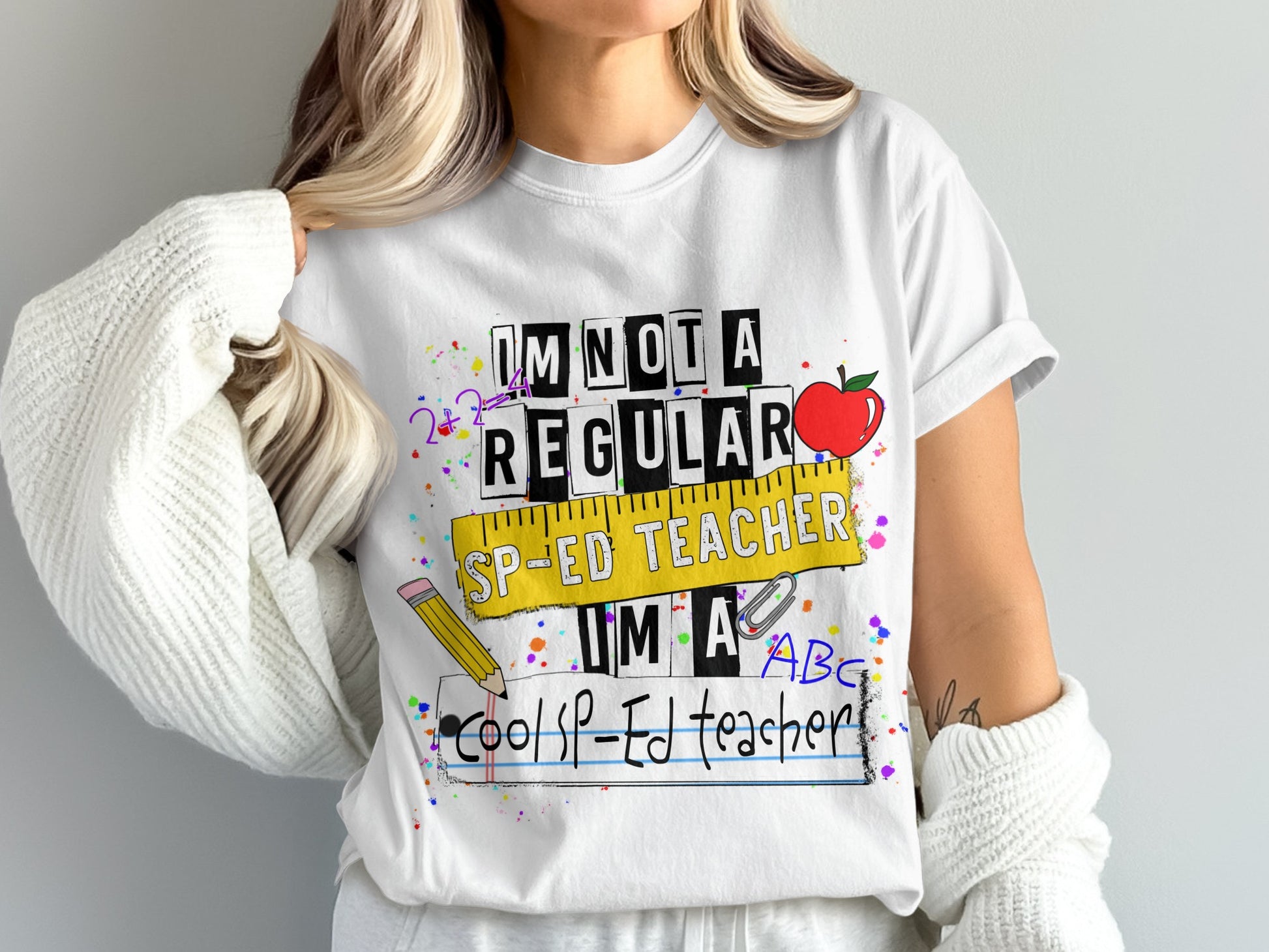 Fun I'm Not a Regular Sp-Ed Teacher Funny Shirt