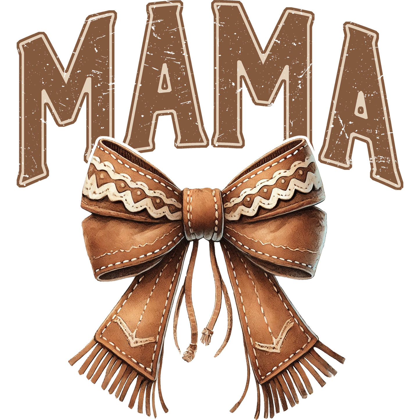 Vintage Mama Leather Bow Design product