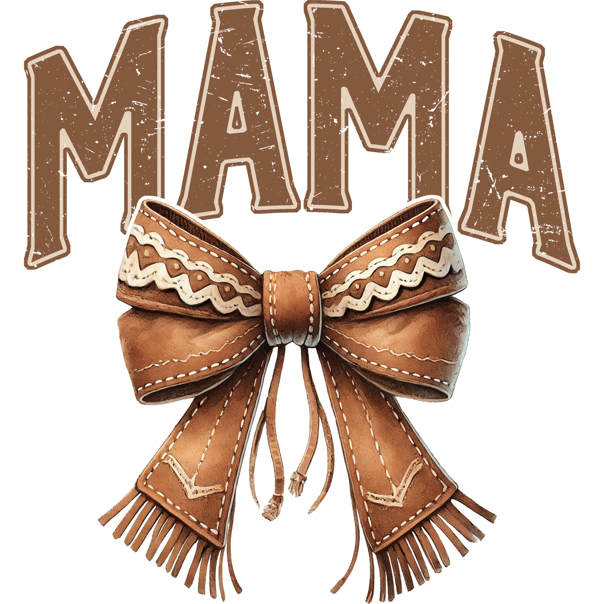 Vintage Mama Leather Bow Design product