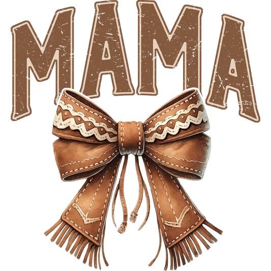 Vintage Mama Leather Bow Design product