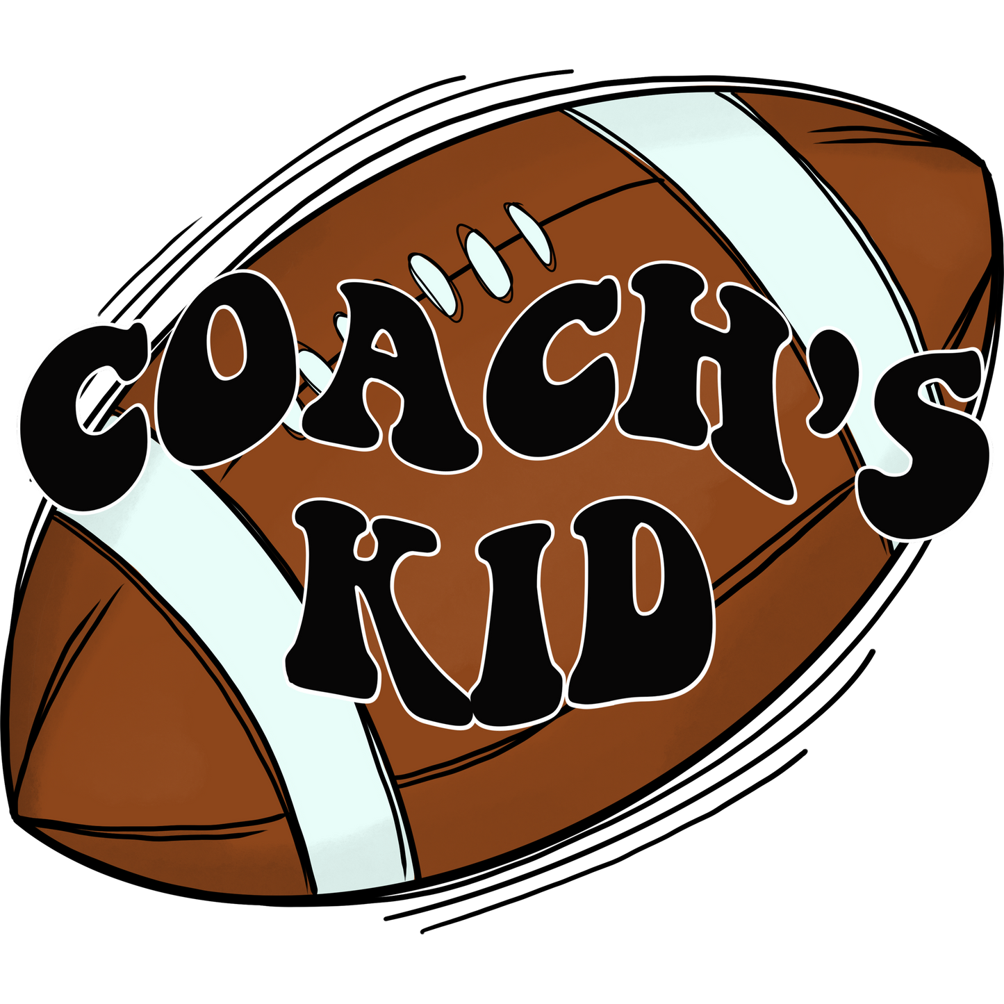 Coach's Kid Football Graphic Design product