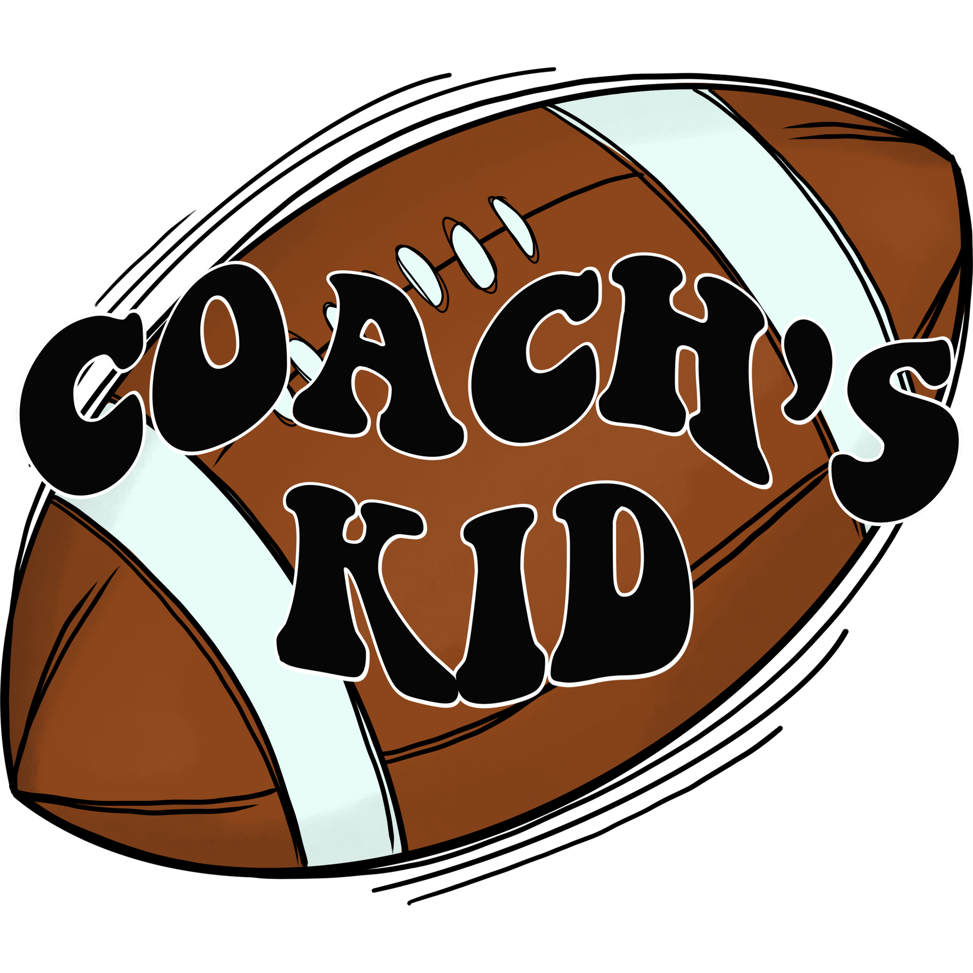 Coach's Kid Football Graphic Design product